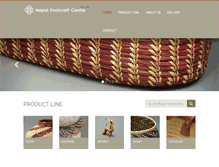 Tablet Screenshot of nepalknotcraft.com